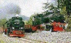 Mit der Schmalspurbahn mitten durch den
 grnen Harz - Adresse: www.hsb-wr.de